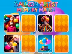 Lojë Balloon Artist Memory Match në internet