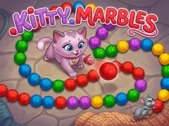 Lojë Kitty Marbles në internet