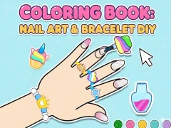 Lojë Coloring Book: Nail Art & Bracelet Diy në internet