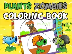 Lojë Plants vs Zombies Coloring në internet
