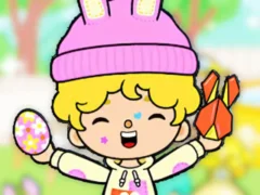 Lojë Jigsaw Puzzle: Toca Boca Easter në internet