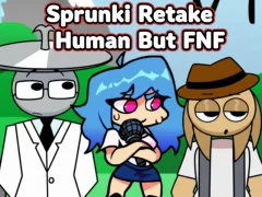 Lojë Sprunki Retake Human But FNF në internet