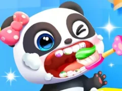 Lojë Jigsaw Puzzle: Baby Panda Teeth Health në internet
