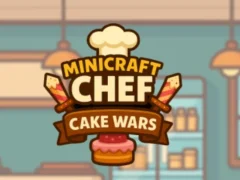 Lojë Minicraft Chef Cake Wars në internet