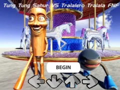 Lojë Tung Tung Sahur VS Tralalero Tralala FNF në internet