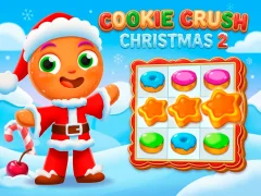 Lojë Cookie Crush Christmas 2 në internet