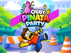 Lojë Obby Pinata Party në internet