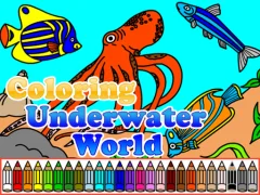 Lojë Coloring Underwater World në internet