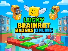 Lojë Lucky Brainrot Blocks Online në internet