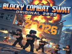 Lojë Blocky Combat Swat Original 2026 në internet