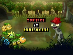 Lojë Zombies vs. Sunflowers në internet