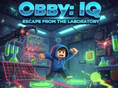 Lojë Obby: IQ Escape from the Laboratory në internet