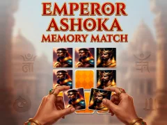 Lojë Emperor Ashoka Memory Match në internet