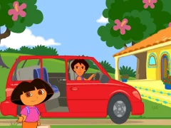 Lojë Dora The explorer Dora's Ride-Along City Adventure në internet