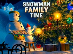 Lojë Snowman Family Time në internet