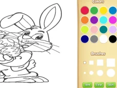 Lojë Easter Bunny Coloring Book for Kids në internet