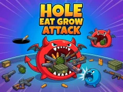 Lojë Hole Eat Grow Attack në internet