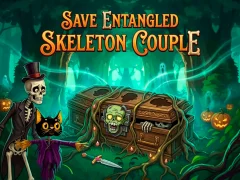 Lojë Save Entangled Skeleton Couple në internet