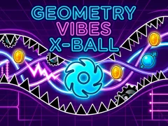 Lojë Geometry Vibes X-Ball në internet