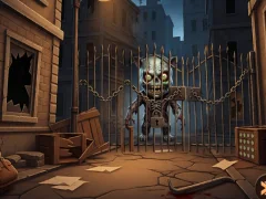 Lojë Terrifying Zombie Escape në internet