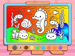 Lojë Coloring Book: Kawaii Sea Animals në internet