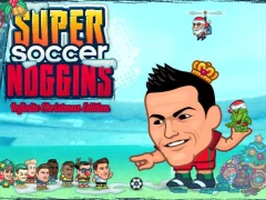 Lojë Super Soccer Noggins Xmas Edition në internet