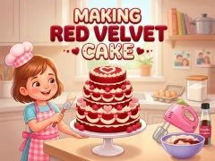 Lojë Making Red Velvet Cake në internet