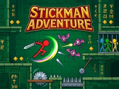 Lojë Stickman Adventure në internet