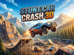 Lojë Stunt Car Crash 3D në internet