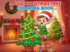Lojë Magic Christmas Tree Coloring Book në internet