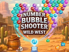 Lojë Number Bubble Shooter Wild West në internet