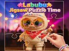 Lojë Labubu Jigsaw Puzzle Time në internet