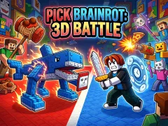Lojë Pick Brainrot: 3D Battle në internet