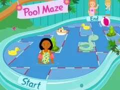 Lojë Kelly Club: Pool Maze në internet