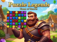 Lojë Puzzle Legends Game of Heroes në internet