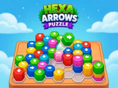 Lojë Hexa Arrows Puzzle në internet