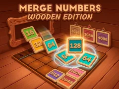 Lojë Merge Numbers Wooden Edition në internet