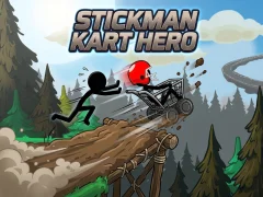 Lojë Stickman Kart Hero në internet