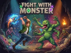 Lojë Fight With Monster në internet