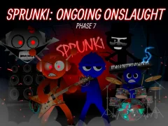 Lojë Sprunki Phase 7: Ongoing Onslaught në internet