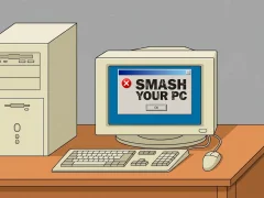 Lojë Smash Your PC në internet