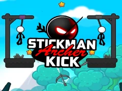 Lojë Stickman Archer Kick në internet