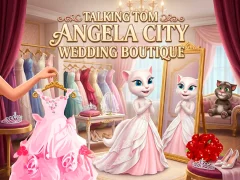 Lojë Talking Tom Angela City Wedding Boutique në internet
