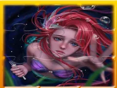 Lojë Mermaid Ariel Princess Jigsaw Puzzle në internet