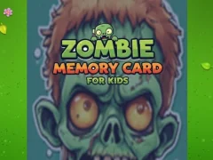 Lojë Zombie Memory Card For Kids në internet