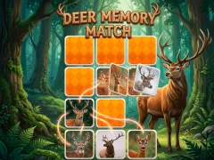 Lojë Deer Memory Match në internet