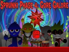 Lojë Sprunki Phase 4: Gore Galore në internet