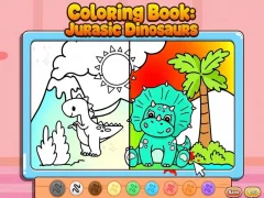 Lojë Coloring Book: Jurassic Dinosaurs në internet
