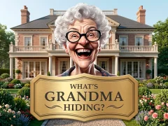 Lojë What's Grandma Hiding në internet