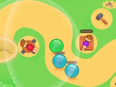 Lojë Monkey Bubble Defense në internet